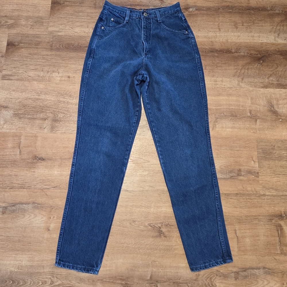 Vintage 90s Bonjour Classic High Rise Women's Jeans in Blue Size 11/12